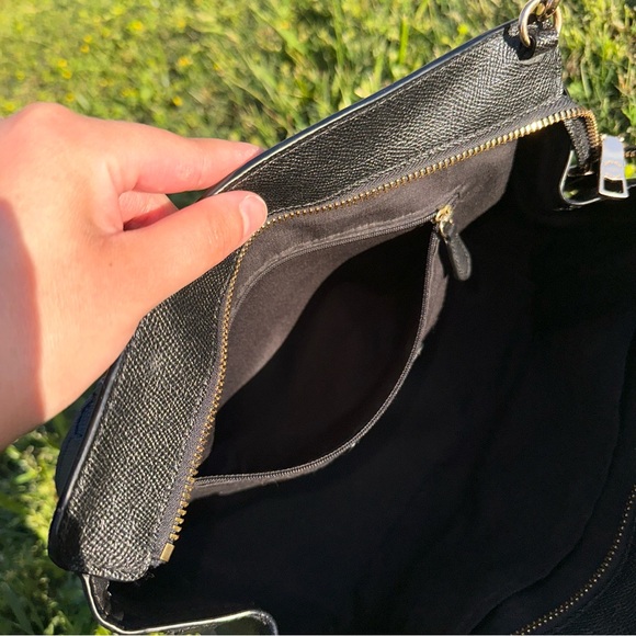 Coach Black Kailey Carryall Satchel Crossbody Bag - Picture 12 of 16